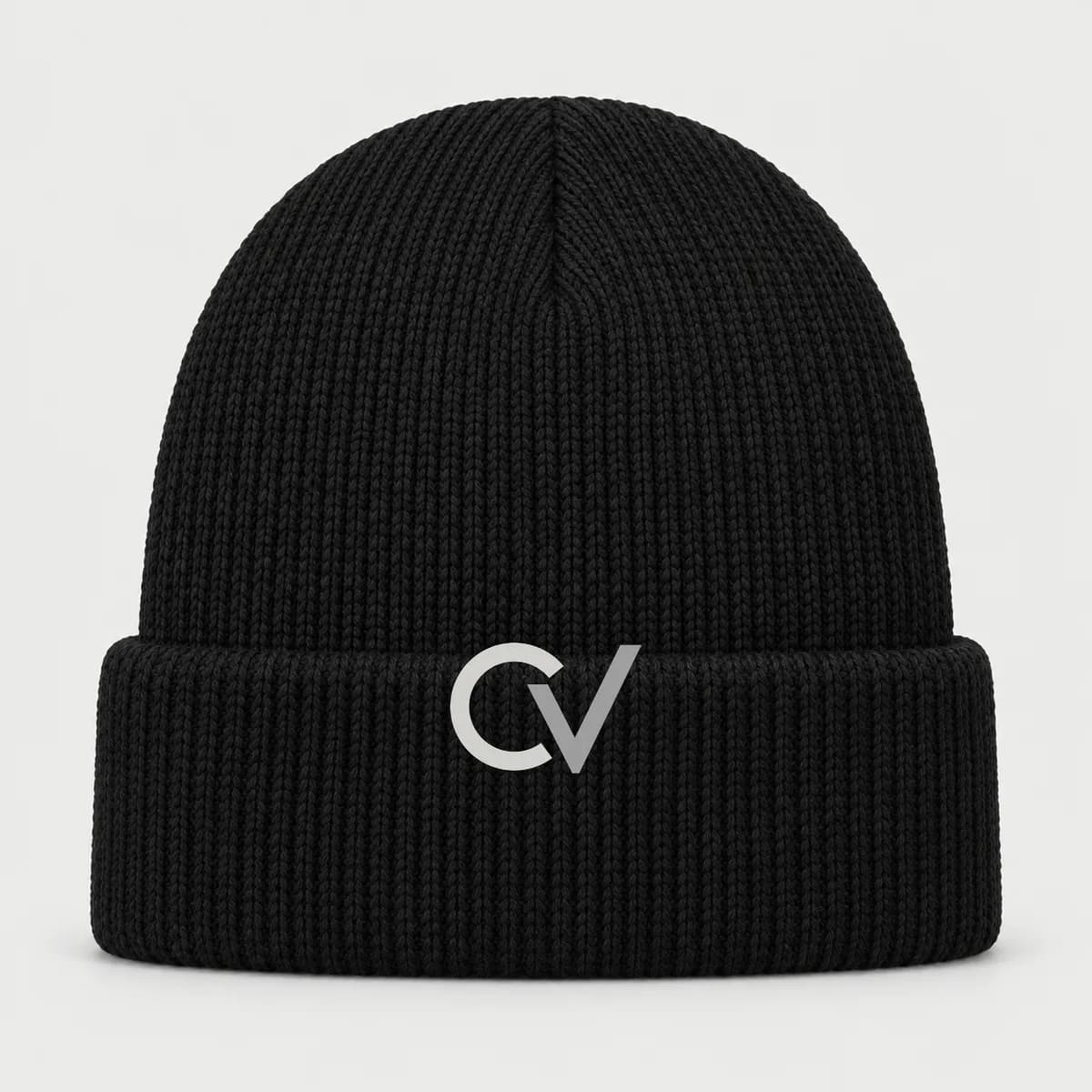 Cuffed Beanie in Black